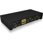RaidSonic ICY BOX IB-KVM8801-HU2 KVM Switch for 2 PCs - (60917)