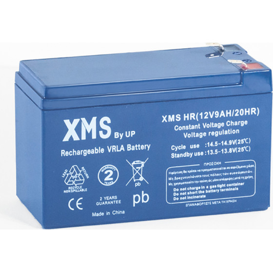 Tescom Battery replacement for UPS XMS HR 12V 7.2Ah (XMS HR 12V24W) - (BAT.0102)