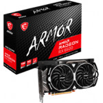 MSI PCI-E RADEON RX 6600 ARMOR 8G, 8GB/128BIT, GDDR6, HDMI/3x DISPLAY PORT, 2 SLOT FANSINK, 3YW. - (RX 6600 ARMOR 8G)