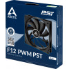 Arctic F12 PWM PST Case Fan - 120mm case fan with PWM control and PST cable - (ACFAN00200A)