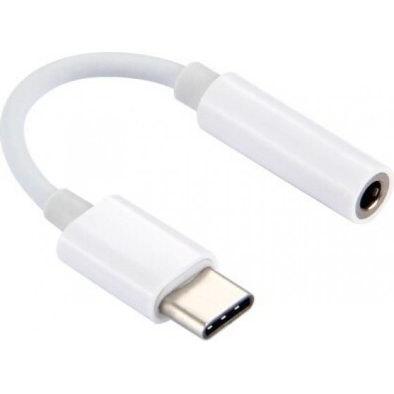 POWERTECH ������� USB Type-C (M) �� 3.5mm Jack (F), CM119B, ����� - (CAB-UC029)