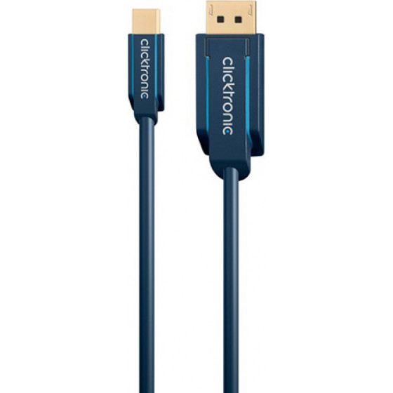 Clicktronic ������� DisplayPort �� DisplayPort Mini , 1m, ���� - (70737)