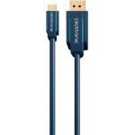 Clicktronic ������� DisplayPort �� USB Type-C , 4K/60Hz, 1m, ���� - (44931)