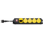 Goobay ��������� , 5x schuko, 16A, 3m, IP44, �����-������� - (45194)