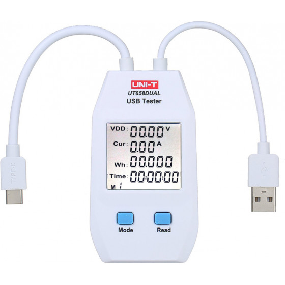 UNI-T USB ������� ������� ����������� Type A, Type C - (UT658DUAL)