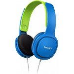 Philips ��������� Stereo On-Ear Kids 32mm ����-������� �� ������ ������� ���� ��� ���������� ��������� - (SHK2000BL/00)