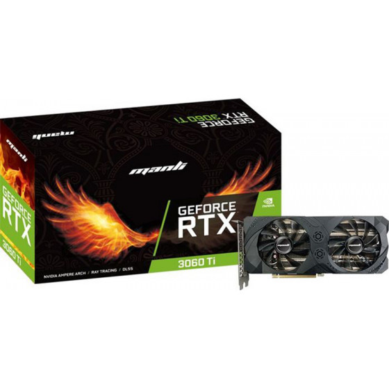 Manli GeForce RTX 3060Ti 8GB Twin LHR - (N630306TIM24802)