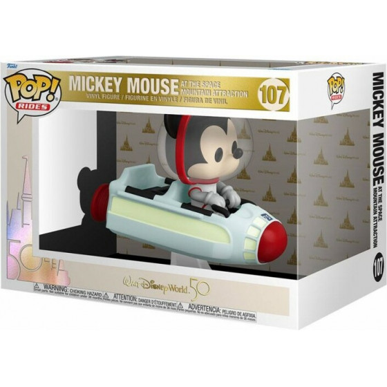 Funko POP! Ride (Super Deluxe): WDW50 - Space Mountain w/Mickey Mouse #107 Vinyl Figure