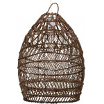 GloboStar TAHITI Vintage �������� ��������� ������ �������� 1 x E27 ���� ������ Bamboo �38 x Y50cm - (00711)