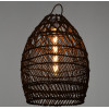 GloboStar TAHITI Vintage �������� ��������� ������ �������� 1 x E27 ���� ������ Bamboo �38 x Y50cm - (00711)