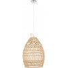 GloboStar TAHITI Vintage �������� ��������� ������ �������� 1 x E27 ���� ������ Bamboo �38 x Y50cm - (00710)