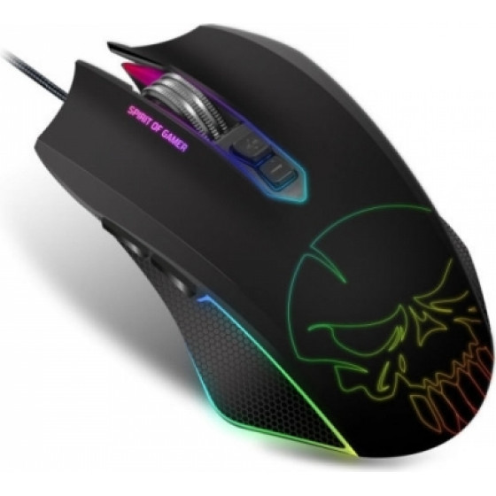 Spirit of gamer sog elite m40 wired gaming mouse DPI 4000 7 buttons - (S-EM40)
