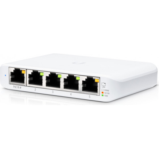 Ubiquiti UniFi Switch USW-Flex-Mini, 5-Port Gigabit, 10/100/1000 Mbps - (USW-FLEX-MINI)