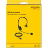 DeLock headphones �� ��������� mono USB volume control ����� - (27177)