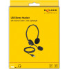 DeLock headphones �� ��������� stereo USB volume control ����� - (27178)