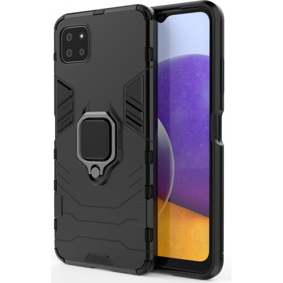 Powertech ���� Ring Armor ��� Samsung A22 5G, ����� - (MOB-1674)