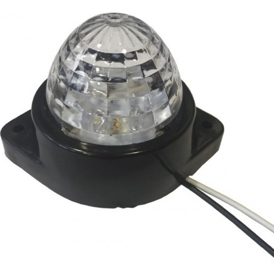 GloboStar �������� ���� ����� �������� BULLET LED 6 SMD DC 24V ��������� IP66 ����� ����� 6000K - (115404)