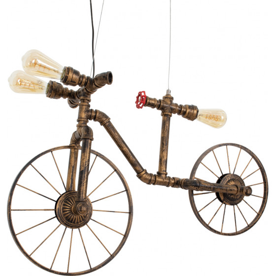 GloboStar SWIFTWALKER Vintage Industrial �������� ��������� ������ ������� 3 x E27 ���������� ��������� ������ �85 x �29.5 x �55cm - (00660)