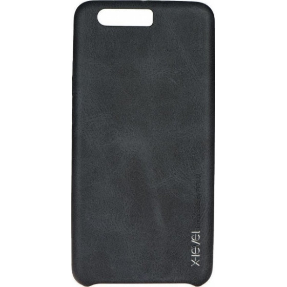 iSelf xlevel vintage back case HUAWEI P10 LITE black - (XLEVELHUAP10LB)