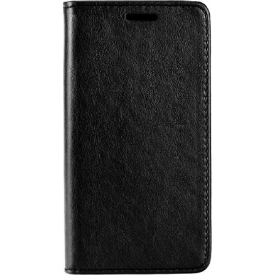 Senso leather stand book LENOVO VIBE C2 black magnetic closure - (LBMCLENVIBEC2B)