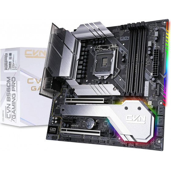 Colorful B560M CVN GAMING PRO V20 - RGB DDR4 11th/10th Gen Intel Socket 1200 Motheboard - (110013212401)