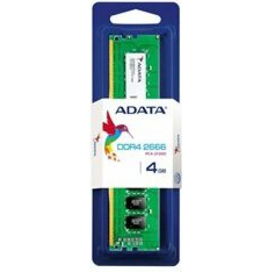 Adata RAM DIMM 4GB DDR4, 2666MHz, CL19, SINGLE TRAY, LTW. - (AD4U26664G19-SGN)
