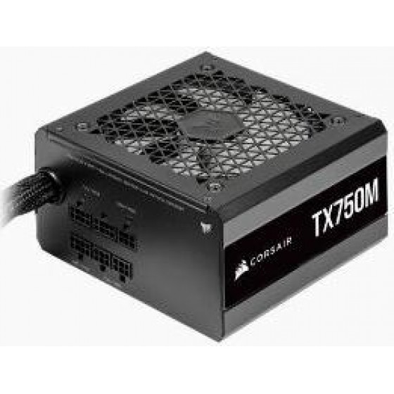 Corsair PSU 750W CMPSU-TX750MEU series TX-M SEMI-modular, gold certified, 12CM quiet & cool fan, 7YW. - (CP-9020230-EU)