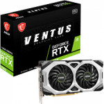MSI VGA PCI-E NVIDIA GF 12GB/192BIT, GDDR6, HDMI/3x DISPLAY PORT, 2 SLOT FANSINK, 3YW. - (RTX 2060 VENTUS 12G OC)