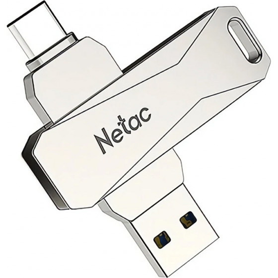Netac USB Flash Drive U782C, 64GB, USB 3.0 & USB Type-C, OTG, ����� - (NT03U782C-064G-30PN)