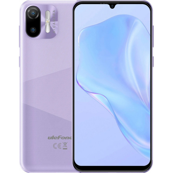 Ulefone Smartphone Note 6P, 6.1, 2/32GB, Android 11 Go Edition, ��� - (NOTE-6P-PUR)