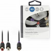 NEDIS CABW24010AT02 Subwoofer Cable RCA Male - 2x RCA Female 0.2 m Anthracite