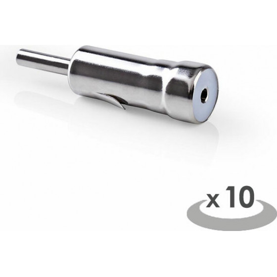 NEDIS CACO004ME Car Antenna Connector Car Antenna Male 10 pieces Metal