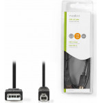 NEDIS CCGB60100BK20 USB 2.0 Cable A Male - B Male 2.0 m Black