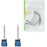 Nedis CCGP85330GY05 CAT6a Cable S/FTP RJ45 Male RJ45 Male 0.50 m Round LSZH Grey