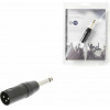 NEDIS COTP15942BK XLR Adapter Mono XLR 3-pin Male - 6.35 mm Male Black