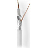 NEDIS CSBR4050WT1000 Coax Cable 4G / LTE-Proof 100 m Reel White
