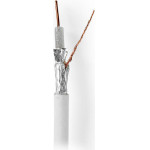 NEDIS CSBR4050WT1000 Coax Cable 4G / LTE-Proof 100 m Reel White