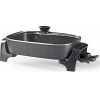 NEDIS FCSP110EBK40 Electric Skillet Pan, 40 cm, Thick-cast Aluminium Body