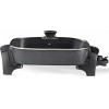 NEDIS FCSP110EBK40 Electric Skillet Pan, 40 cm, Thick-cast Aluminium Body