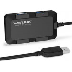 Wavlink 4-Port portable USB 3.0 hub - (WL-UH30410)