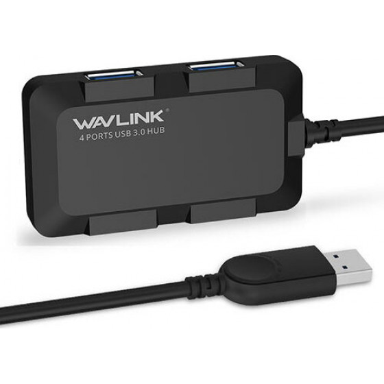 Wavlink 4-Port portable USB 3.0 hub - (WL-UH30410)