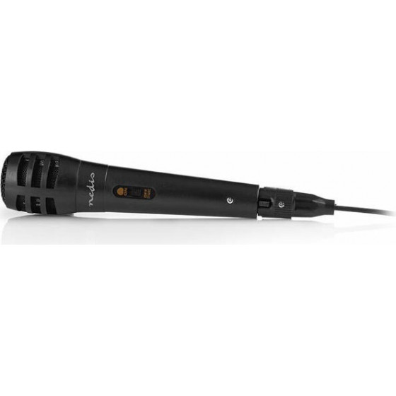 NEDIS MPWD15BK Wired Microphone -75 dB +/-3dB Sensitivity 80 Hz - 12 kHz 5.0 m