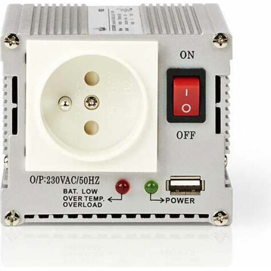 NEDIS PIMS30012E Power Inverter Modified Sine Wave 12V DC - 230V AC 300W 1x Pin