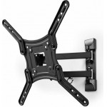 NEDIS TVWM1530BK Full Motion TV Wall Mount 23-55 Max 30 kg 3 Pivot Points