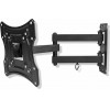 NEDIS TVWM1530BK Full Motion TV Wall Mount 23-55 Max 30 kg 3 Pivot Points