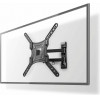 NEDIS TVWM1530BK Full Motion TV Wall Mount 23-55 Max 30 kg 3 Pivot Points
