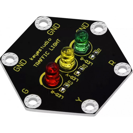 Keyestudio honeycomb traffic light module ��� Micro:bit - (KS0480)