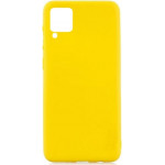 Senso liquid Samsung A12 / M12 yellow backcover - (SELISAMA12Y)