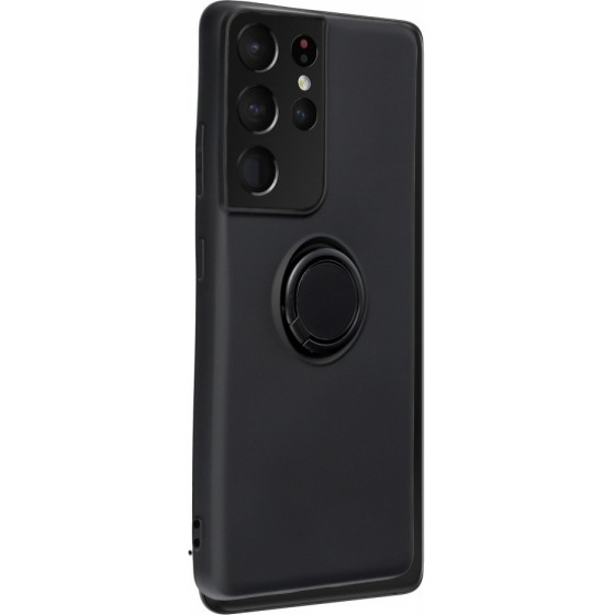 Senso ring Samsung S21 Ultra black backcover - (SERSAMS21UB)