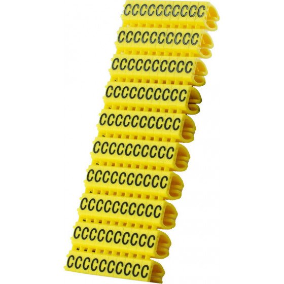 Powertech Clip ��������� �������� ������ C, Yellow, 10���. - (CLIP-015)